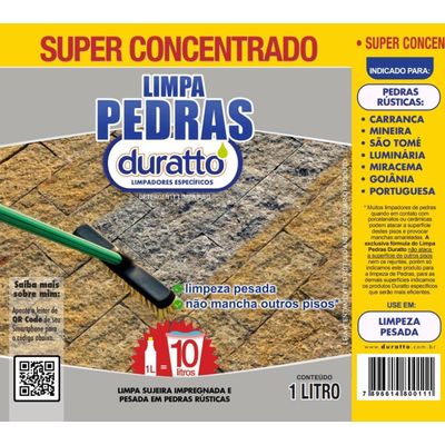 Limpador Liquido Limpa Pedra Naturais Duratto 1 Litro