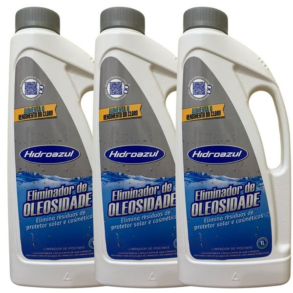 03 Eliminador De Oleosidade Hidroazul 1 litro