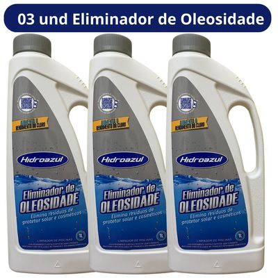 03 Eliminador De Oleosidade Hidroazul 1 litro