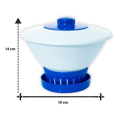 Clorador Flutuante C/ 5 Pastilhas De Cloro Genco Multiação
