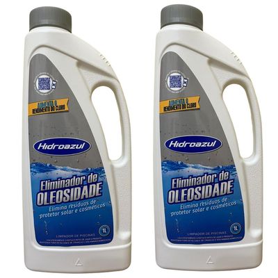 02 Eliminador De Oleosidade Hidroazul 1 Litro