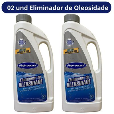 02 Eliminador De Oleosidade Hidroazul 1 Litro