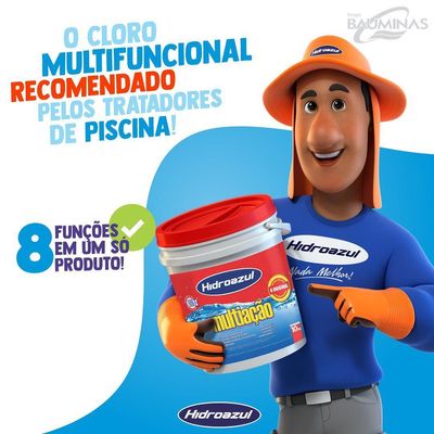 Cloro Multiação Hidroazul 10kg Multiação