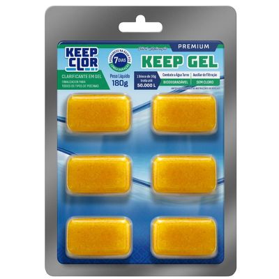 Clarificante E Floculante Em Gel Keepclor 180 Gramas 06 Gel