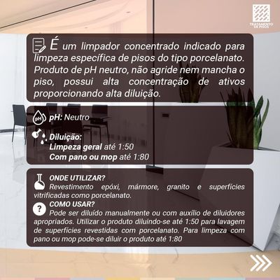 Limpa Porcelanato Perol 1l