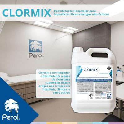 Perol Detergente Clorado Clormix 05 Lts Concentrado