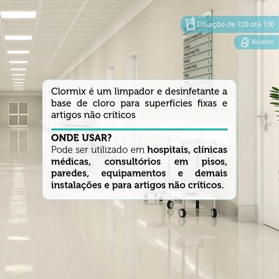 Perol Detergente Clorado Clormix 05 Lts Concentrado
