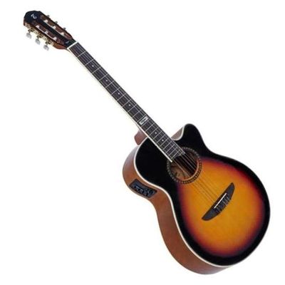 Violão Tagima Vegas Nylon Eletroacústico Sunburst Satin