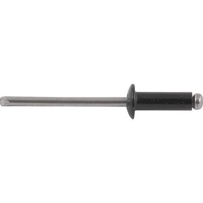 Rebite Alumínio Preto 3,2x12mm 312 Com 1000 Peças - Vonder