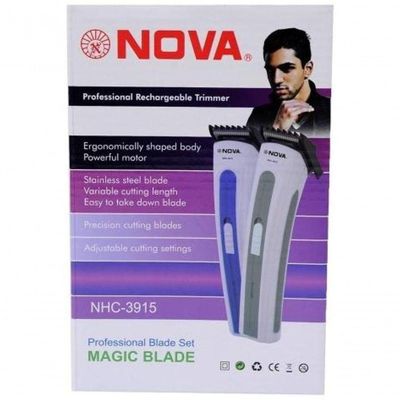 Máquina De Cortar Cabelo Nova Profissional Nhc9315