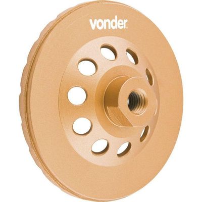 Rebolo Diamantado 115mm Turbo Rosca M14 Vonder