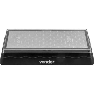 Pedra Para Afiar Diamantada Base De 7" Dupla Face G600-1200 Vonder