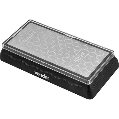 Pedra Para Afiar Diamantada Base De 7" Dupla Face G600-1200 Vonder