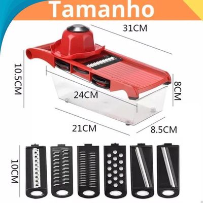 Fatiador De Queijos E Frutas Inox 3 Em 1