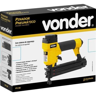 Pinador Pneumático 15-30mm 0,27 Pcm 1-4 Npt Ppv300 - Vonder