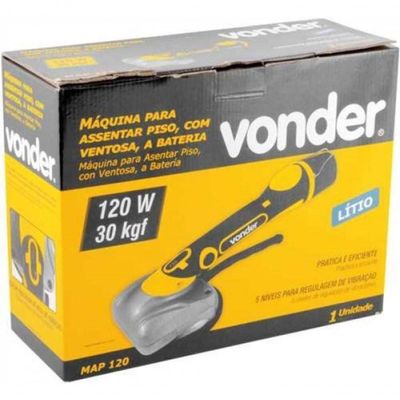 Máquina Assentar Piso Ventosa à Bateria 12V Map 120 Vonder