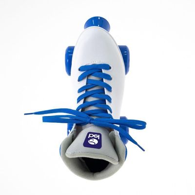 Patins Bel Quad - Retro Basic Branco-azul Tam 35