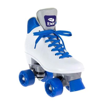 Patins Bel Quad - Retro Basic Branco-azul Tam 35