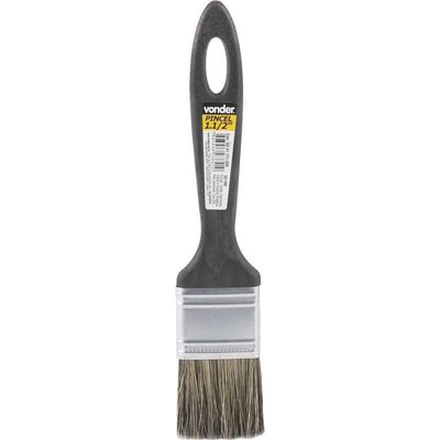 Pincel 1.1-2 Cerdas Gris Cabo Plástico Tintas Latéx E Vonder