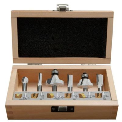 Kit De Fresas Encaixe De 1-4'' 6 Peças Makita