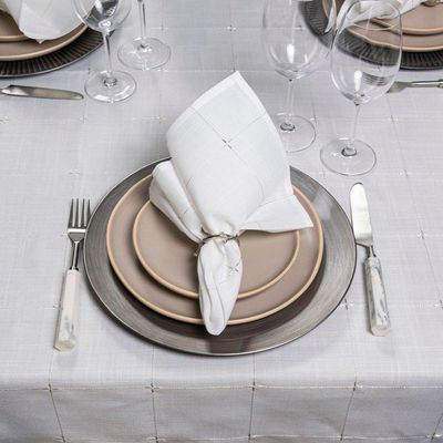 Sousplat Copa E Cia Basic Silver Antique