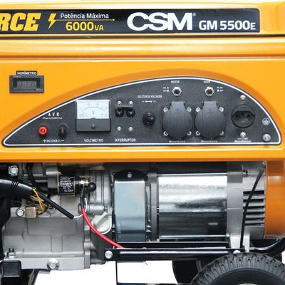 Gerador Portátil Gm 5500 E Gasolina 127-220 Csm
