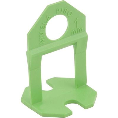 Nivelador Piso Verde 1,00mm Com 100 Peças Vonder