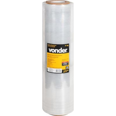 Filme Stretch 500x228 Metros 25micra Aprox. 4 Kg Vonder