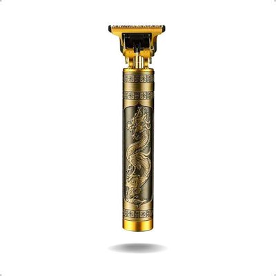 Barbeador Dragão Dourado Profissional - Aparador Usb