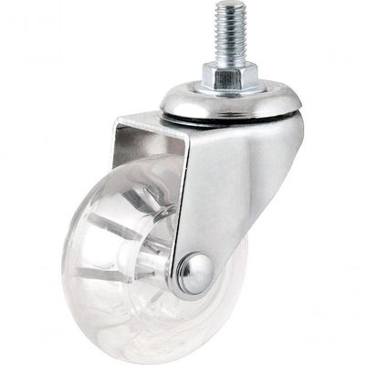 Rodízio Com Pino 3" Pu Transp Nove54