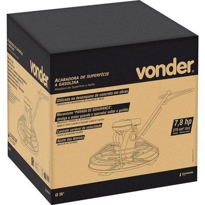 Acabadora Superfície A Gasolina 36" 7,8hp - Vonder