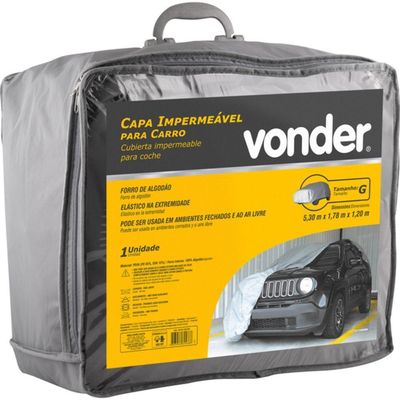 Capa Impermeavel Para Carro Tam. G Vonder