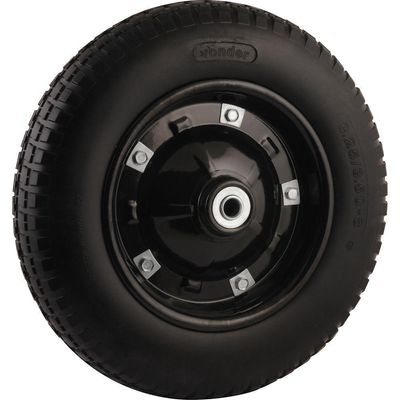 Roda Completa Com Pneu Maciço Furo De 3-4" - Vonder