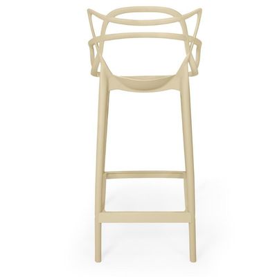 Kit 14 Banquetas Média Allegra 66cm Design Cozinha/bancada - Nude