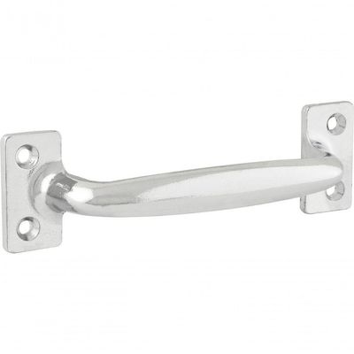 Puxador Tipo Alça 120mm Metálico Niquelado - Nove54