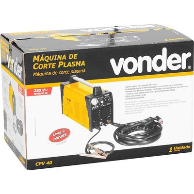 Máquina De Corte Plasma Cpv 40 - Vonder