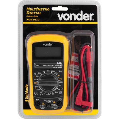Multimetro Digital Mdv0610 - Vonder
