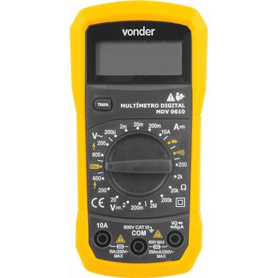 Multimetro Digital Mdv0610 - Vonder