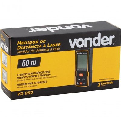 Medidor De Distancia Laser 50m Vd050 Vonder
