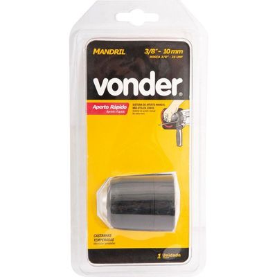 Mandril De Aperto Rápido 0,8-13,0mm Rosca 1-2 20 Fios Vonder