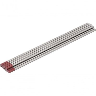 Eletrodo Tungstênio 3,2mm Vermelho Com Tório Com 10 Pç Vonder