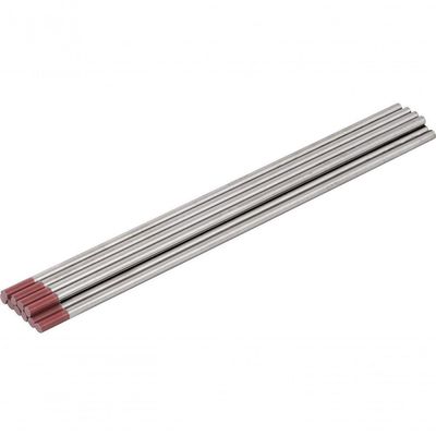 Eletrodo Tungstênio 1,6mm Vermelho Com Tório Com 10 Pç Vonder