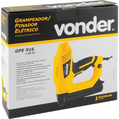 Grampeador Pinador Elétrico Gpe916 Vonder 220V