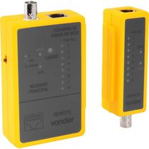 Testador Cabo De Rede Rj45 E Cabo Coaxial - Vonder