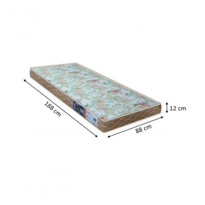 Cama Solteiro Montessoriana 100% Mdf + Colchão Solteiro 188x88 Toraflex - Branca