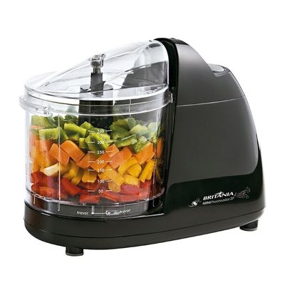 Mini Processador 2p 160W Britânia Com Jarra 0,36L 110V
