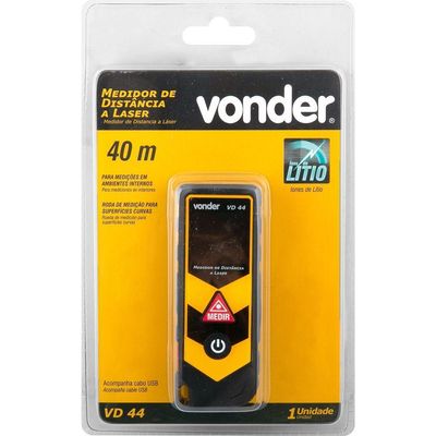 Medidor Distância Laser Vonder 40 Metros Vd44