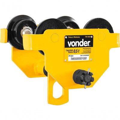 Trole Manual 0,5 Toneladas Largura 50-152mm Tm050 - Vonder