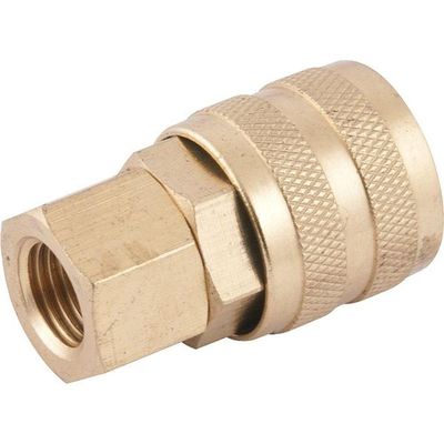 Engate Rápido Fêmea 1-4" Npt Latão Com Rolete - Vonder