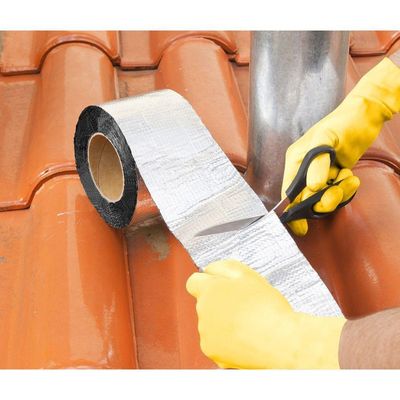 Fita Adesiva Impermeável 10cmx10m Aluminizada - Vonder